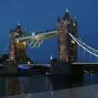 Tower Bridge in London während der olympischen Spiele