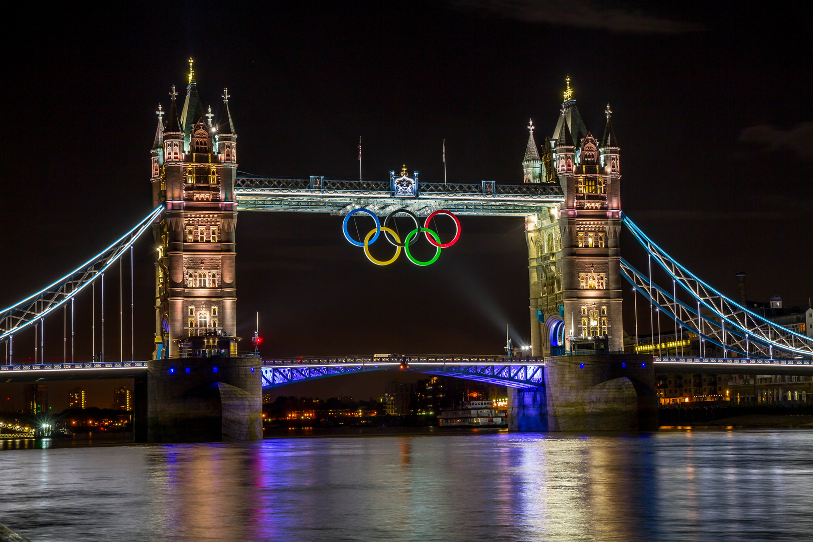 Tower Bridge London August 2012 Night