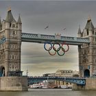 Tower Bridge während Olympischen Spielen