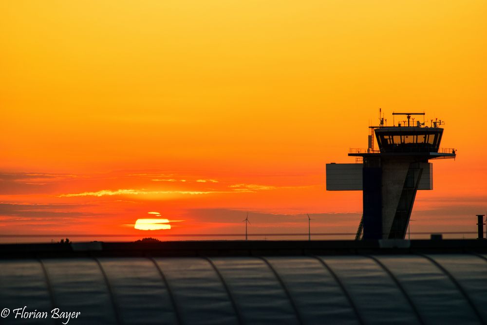 Tower im Sonnenuntergang