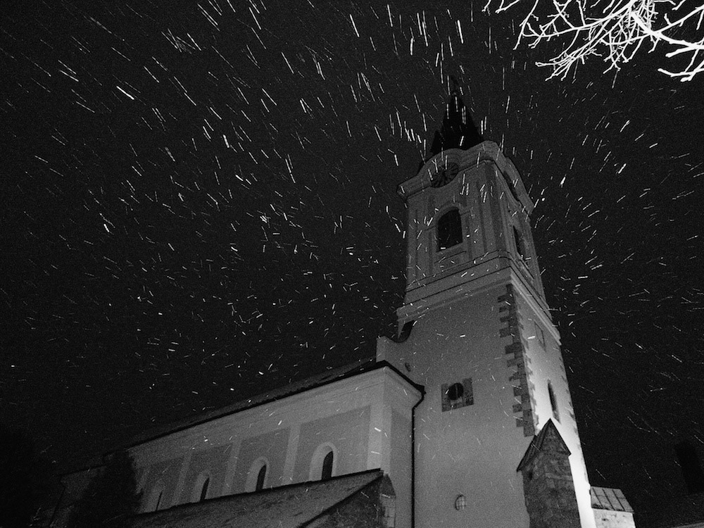 Tower In Snowfall