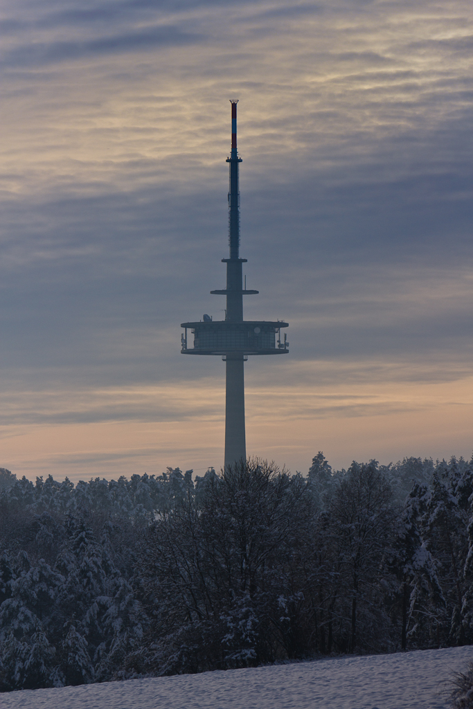 tower in the dusk