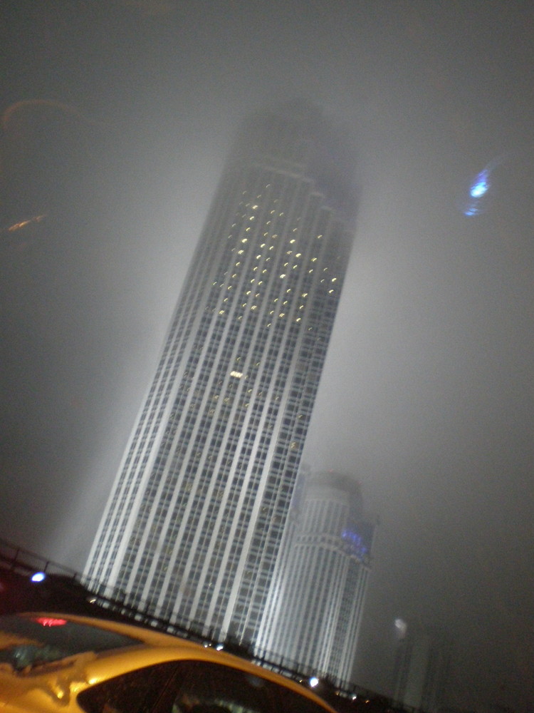 Tower inside Fog