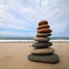 Tower of Stones on the Beach