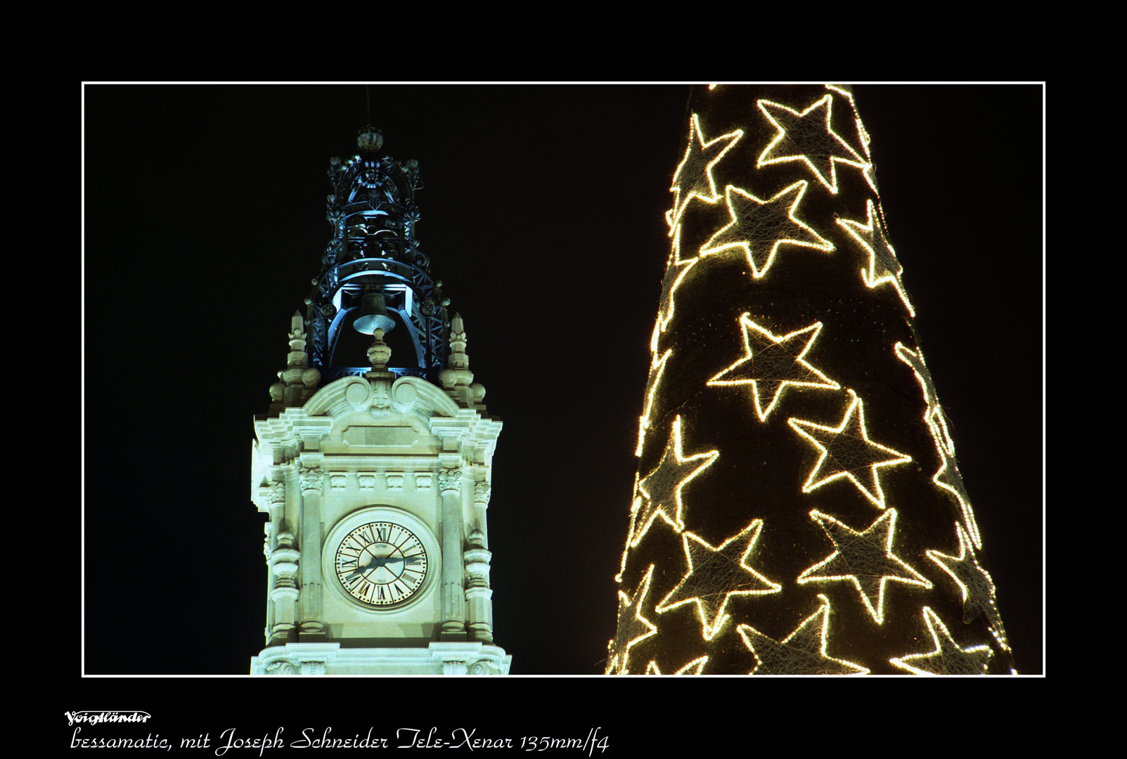 Town Hall in Christmas.