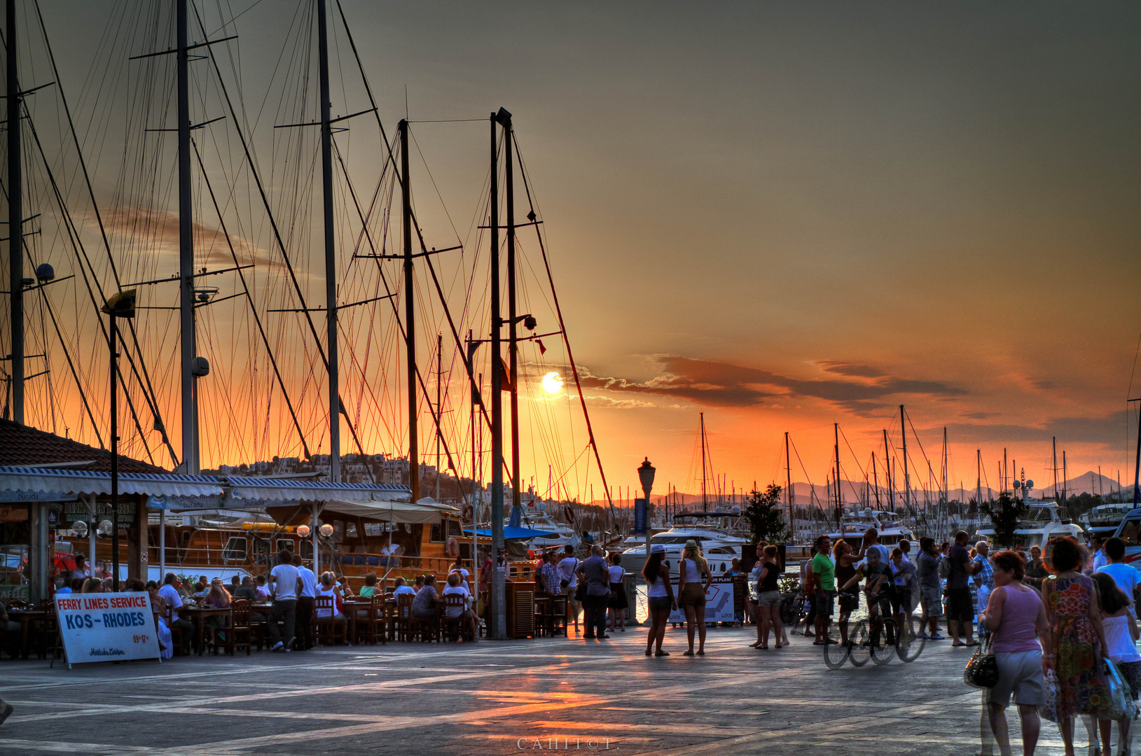 TR: Bodrum - Liman, Sunset