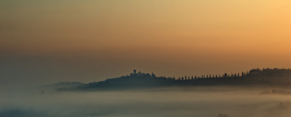 tra la nebbia