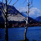 Tra monte, cielo e lago.