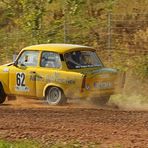 Trabant im goldenen Licht