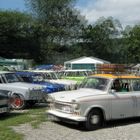 Trabant in Aarau 2012 -  3D Intertlaced Bild an einem Polfilter Monitor oder 3D TV anschauen.