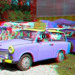 Trabant Treffen in Aarau 2012 - Anaglyphen