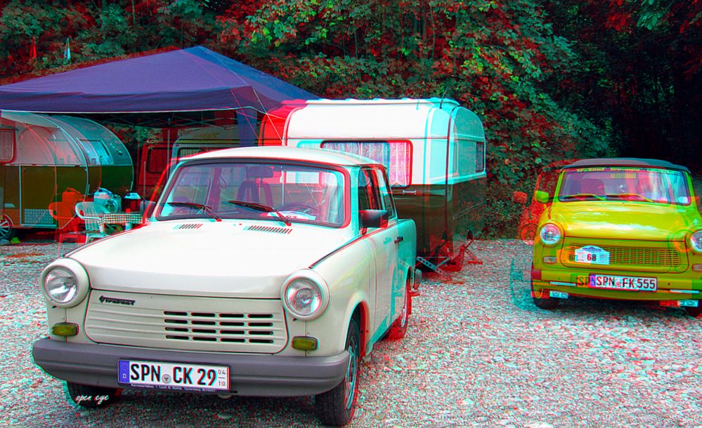 Trabant Treffen in Aarau 2012 - Anaglyphen