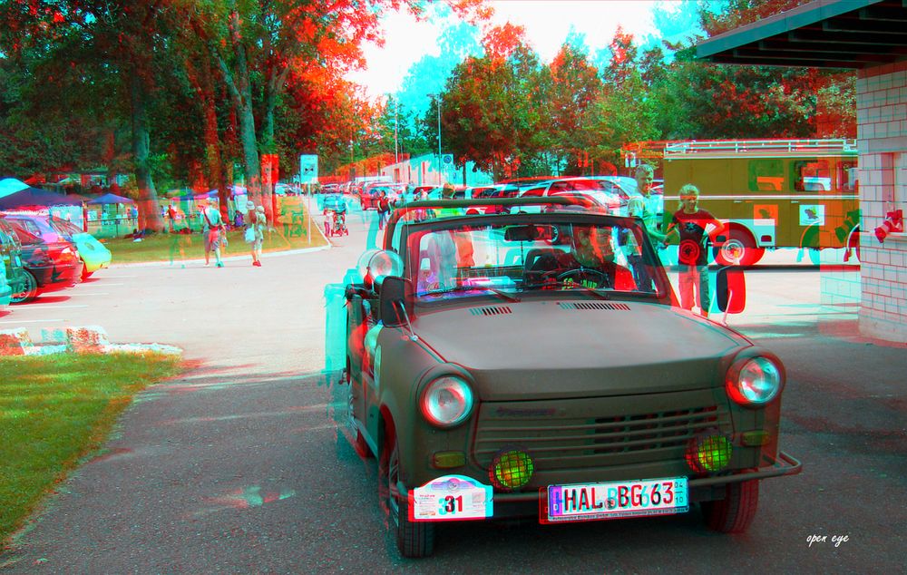 Trabant Treffen in Aarau 2012 - Anaglyphen