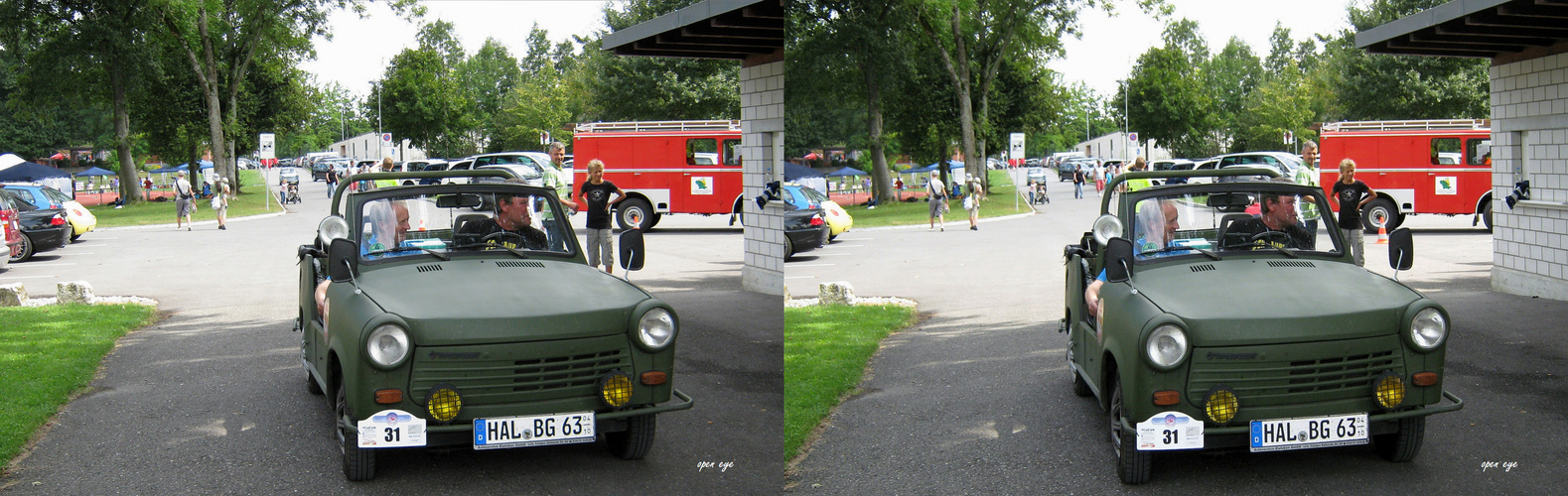 Trabant Treffen in Aarau 2012 - Kreuzblick Stereos