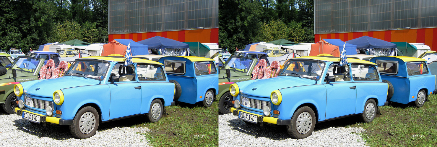 Trabant Treffen in Aarau 2012 - Kreuzblick Stereos