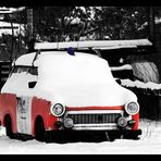 Trabbi im Schnee