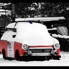 Trabbi im Schnee