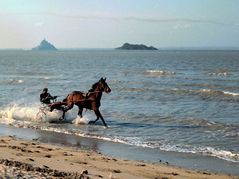 Trabertraining am Mont St.Michel