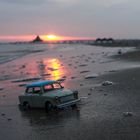 Trabi am Strand