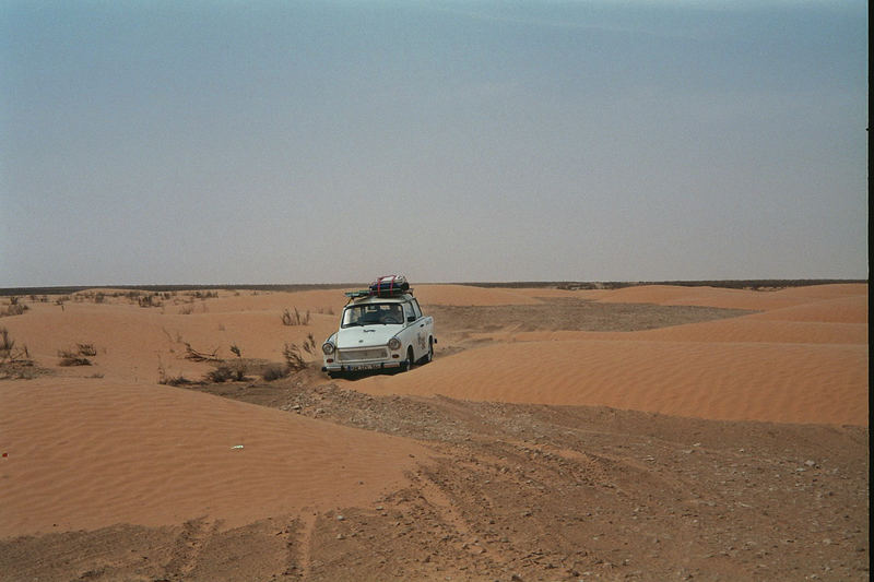 Trabi in der Sahara