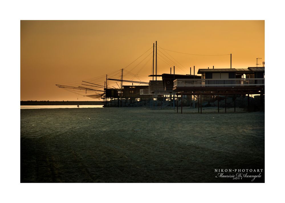 Trabocchi all'alba