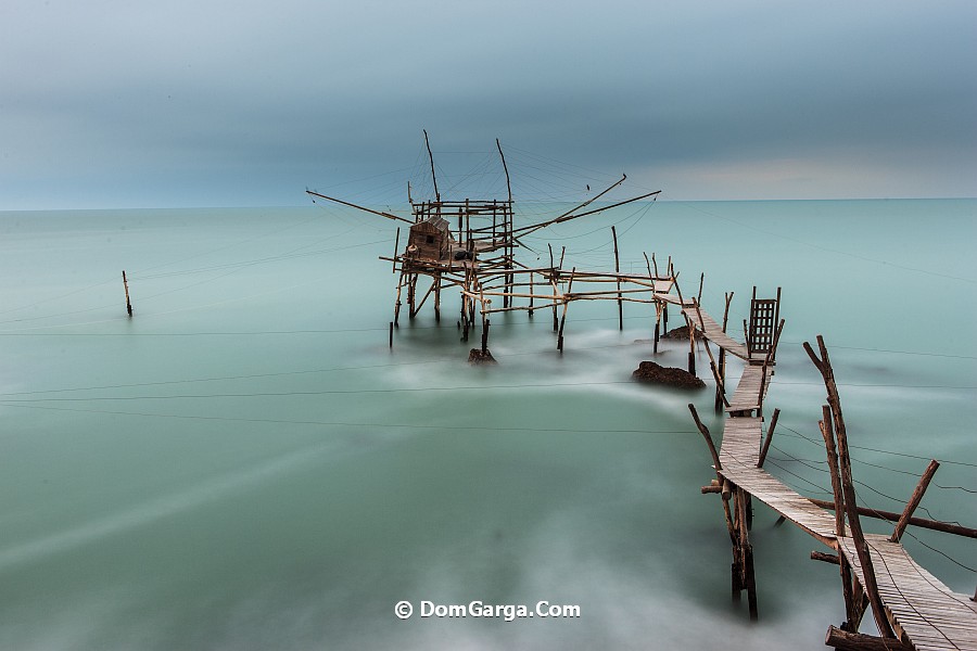 Trabocco all'alba