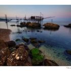 Trabocco all'imbrunire