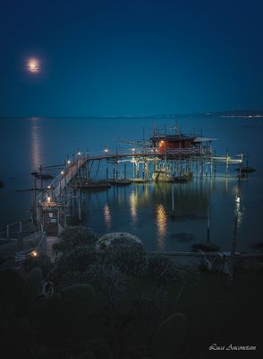 Trabocco by night