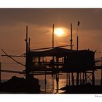 Trabocco in controluce