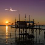 Trabucco all'alba