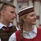 Trachtenpaar aus Litauen