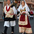 Trachtenumzug Sardinien Matrimonio Salagina in Cagliari Sardinien