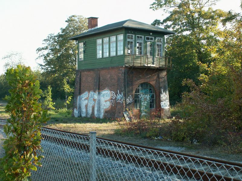 Track control hut