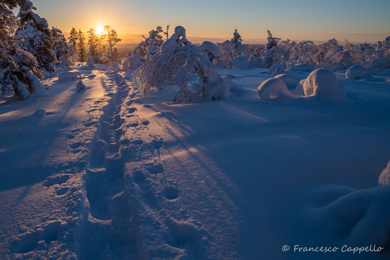 track to the sun