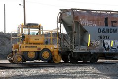 "Trackmobile ready to pull Graincars..."