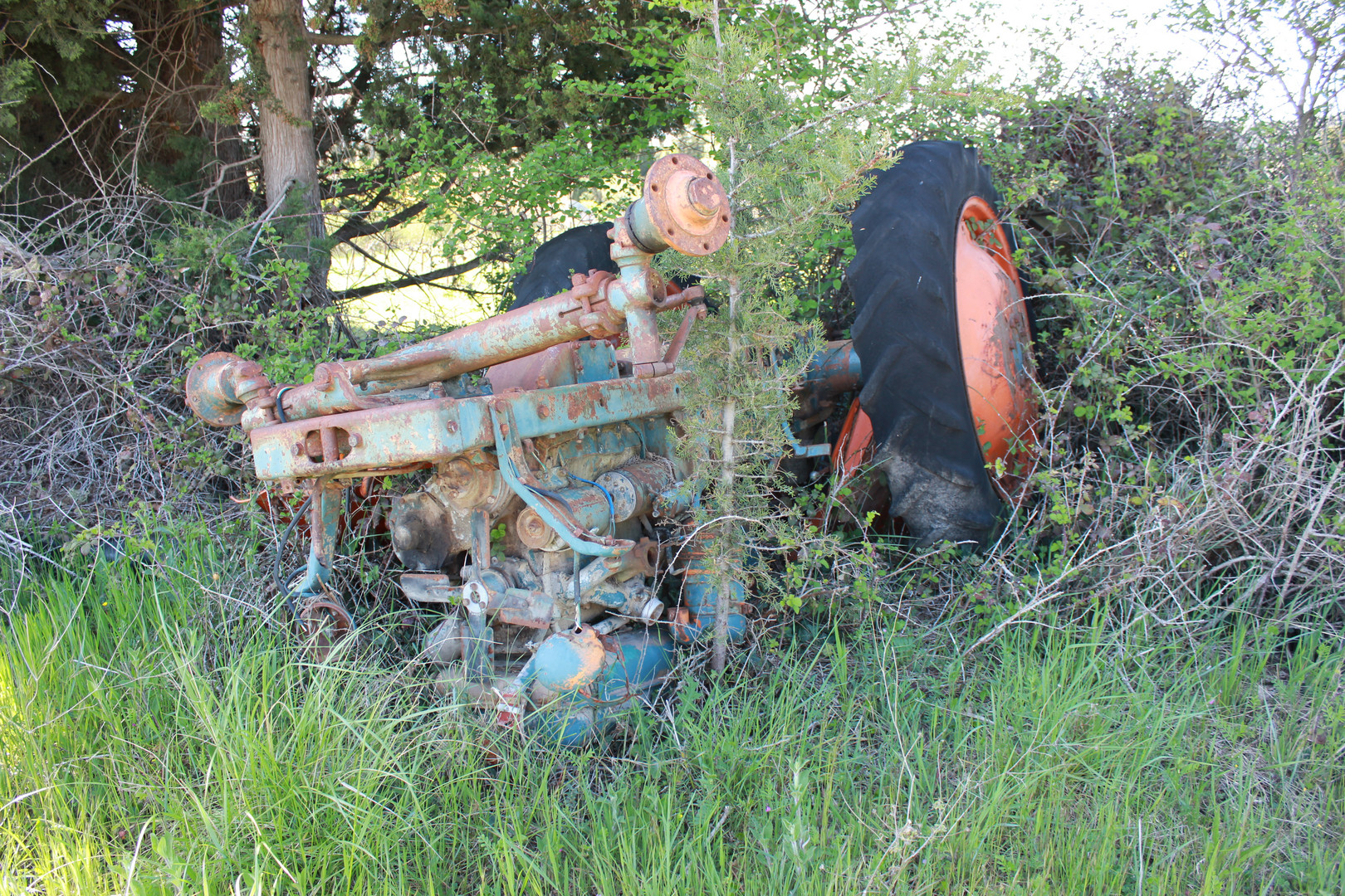 Tracteur au repos éternel...