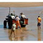 «Tracteur au travail» Costa de Caparica