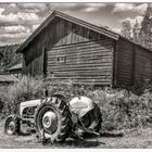 Tractor at the Mountain Farm by Tony