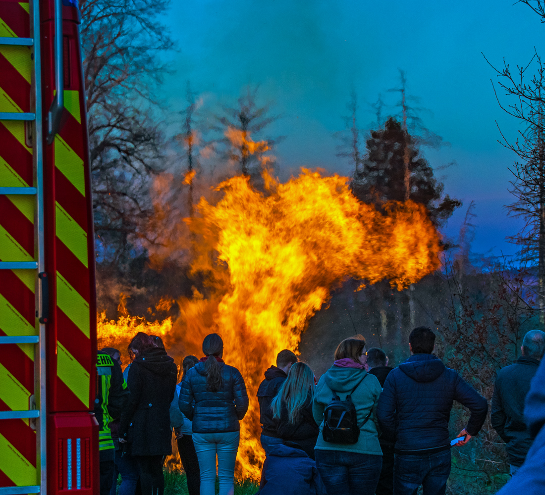 Tradition: Osterfeuer