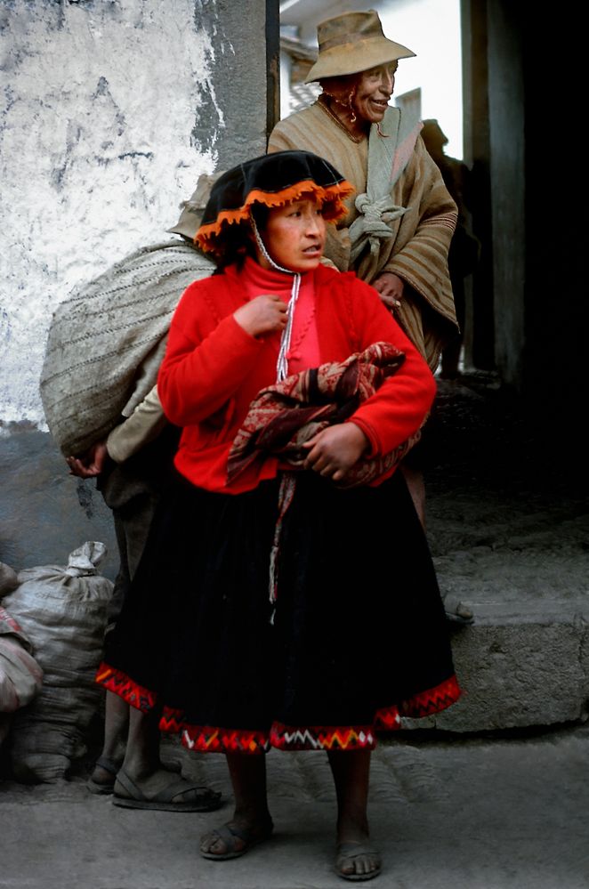 Traditionell in Pisac