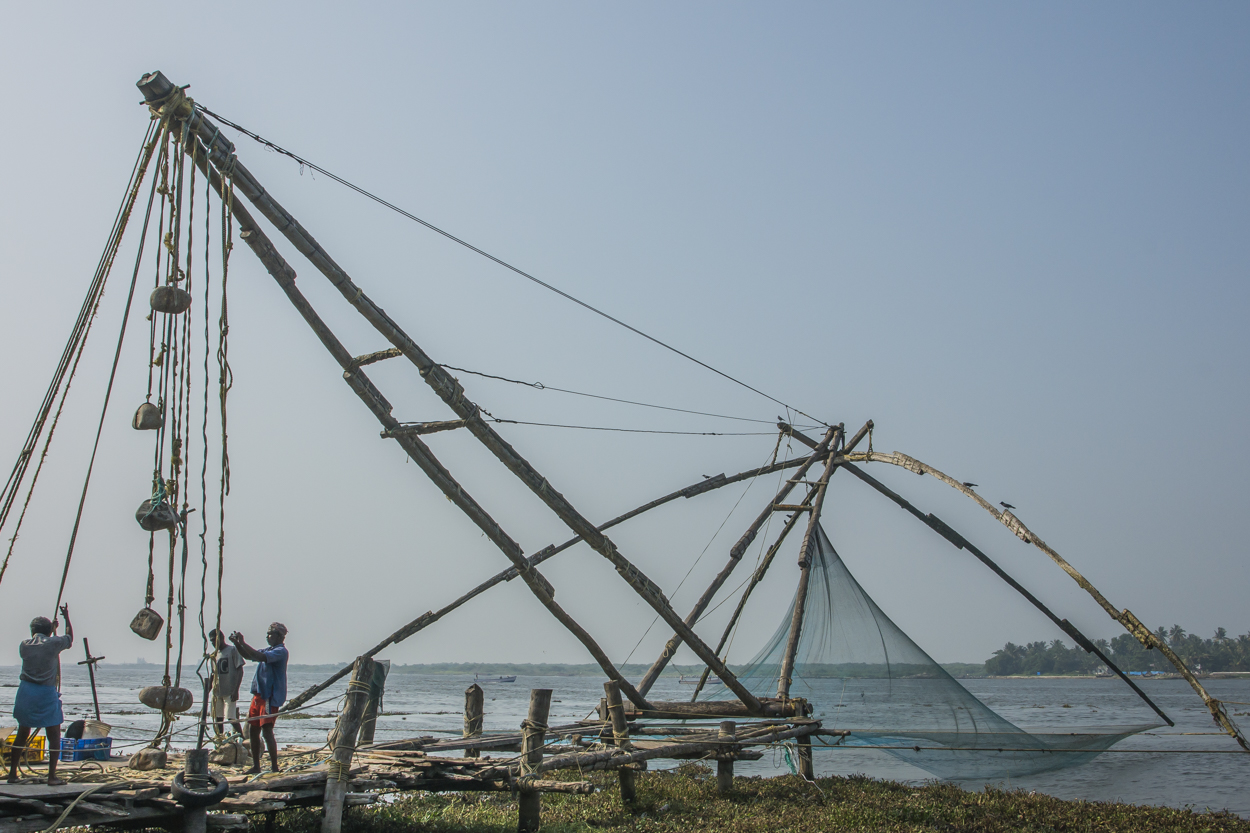 Traditionell südindischer Fischfang - II