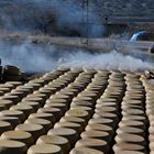 Traditionelle Herstellung von Kasserollen aus Ton in Anatolien 