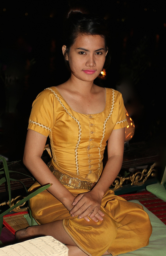 Traditionelle Khmer-Frau