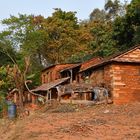 Traditionelles Bauernhaus in Bungkot in Zentralnepal