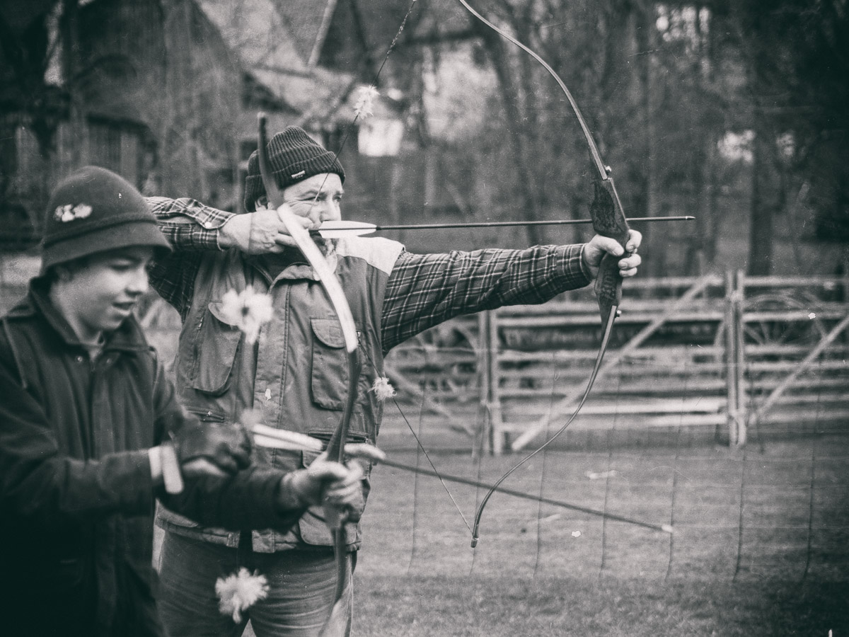 Traditionelles Bogenschiessen