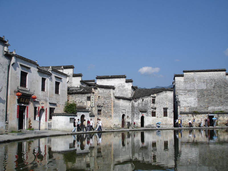 Traditionelles Dorf in China