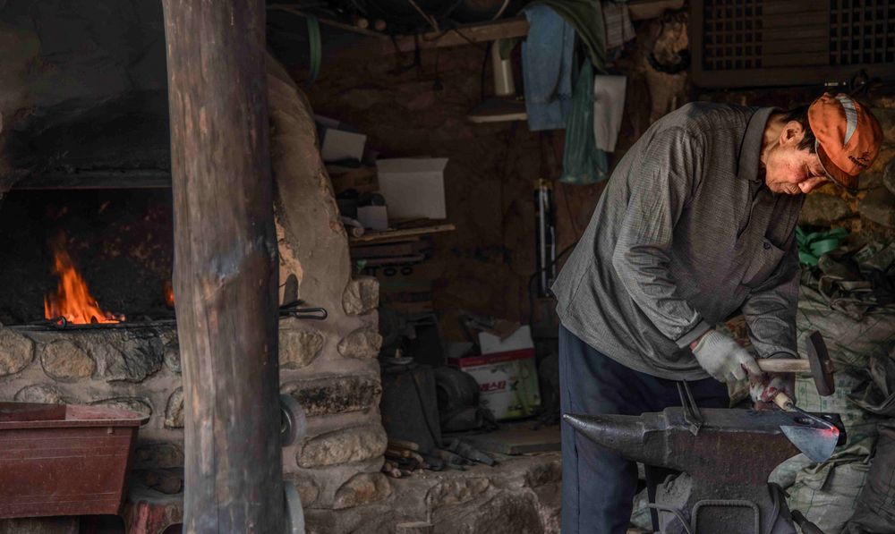 Traditionelles Handwerk in Nagan Südkorea