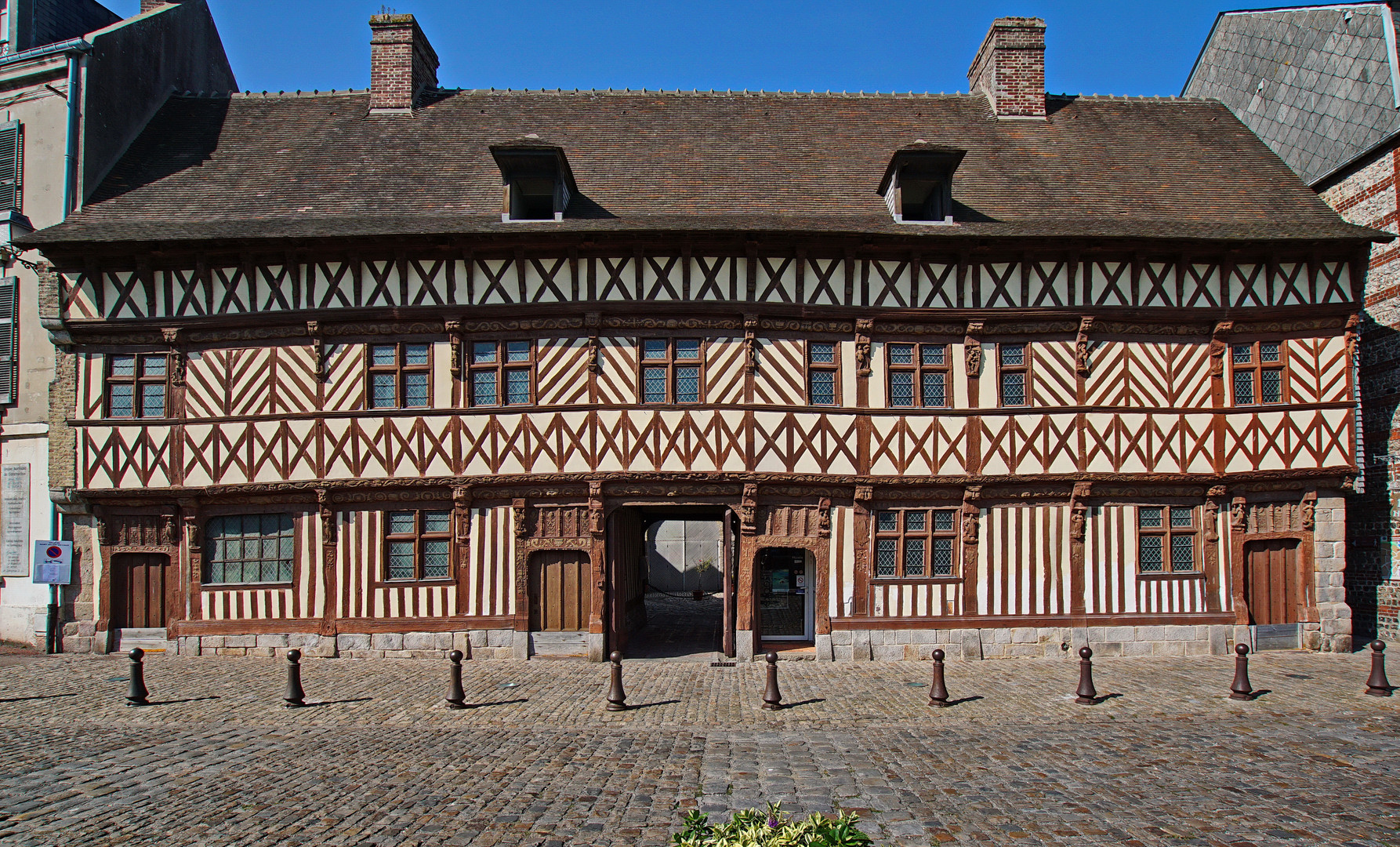 Traditionelles Haus in St. Valery-en-Caux