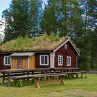 traditionelles norwegisches Häuschen in Elverum