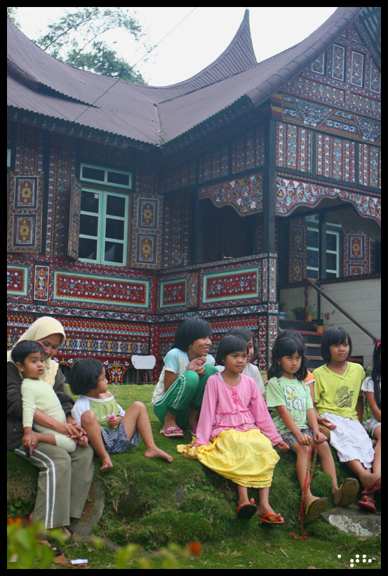 Traditionelles "Rumah Gadang" in Bukittinggi, West Sumatta